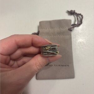 David Yurman Two-Tone Cable Ring